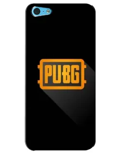 Чехол для iPhone 5c с картинкой «PUBG — рамка лого»
