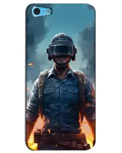 Чехол для iPhone 5c с картинкой «PUBG — реалистичный герой»