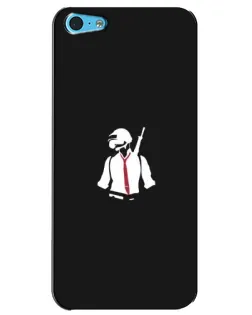 Чехол для iPhone 5c с картинкой «PUBG — силуэт воина»