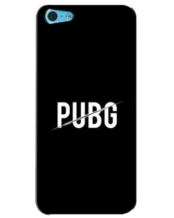 Чехол для iPhone 5c с картинкой «PUBG — белый логотип»
