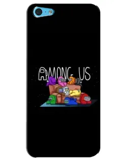 Чохол для iPhone 5c з картинкою «Логотип Among Us»