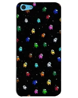 Чохол для iPhone 5c з картинкою «Екіпаж Among Us»