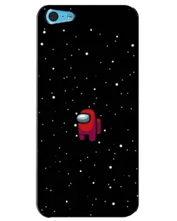 Чохол для iPhone 5c з картинкою «Червоний Among Us»