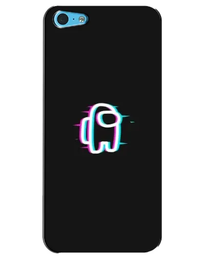 Чохол для iPhone 5c з картинкою «Among Us неон»