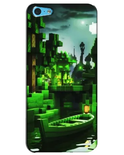 Чехол для iPhone 5c с картинкой «Minecraft лесной пейзаж» Чехол для iPhone 5c с картинкой «Minecraft лесной пейзаж»