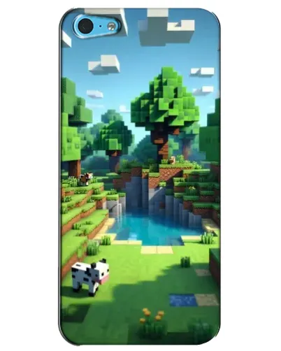 Чехол для iPhone 5c с картинкой «Minecraft летний день» Чехол для iPhone 5c с картинкой «Minecraft летний день»