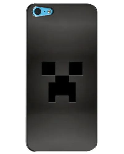 Чехол для iPhone 5c с картинкой «Черный крипер градиент» Чехол для iPhone 5c с картинкой «Черный крипер градиент»