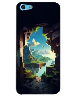 Чехол для iPhone 5c с картинкой «Вид из пещеры»