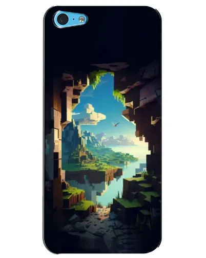Чехол для iPhone 5c с картинкой «Вид из пещеры» Чехол для iPhone 5c с картинкой «Вид из пещеры»