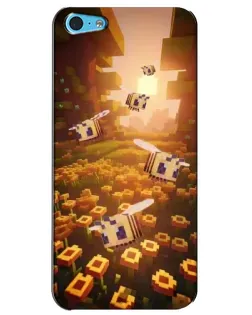 Чехол для iPhone 5c с картинкой «Поле подсолнухов»