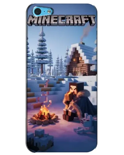 Чехол для iPhone 5c с картинкой «Зимний Minecraft» Чехол для iPhone 5c с картинкой «Зимний Minecraft»