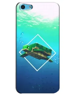 Чехол для iPhone 5c с картинкой «Черепаха Minecraft»