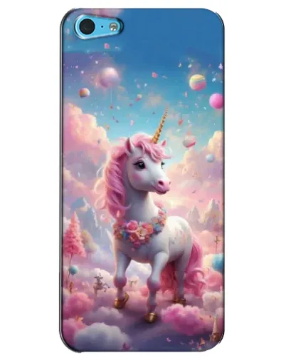 Чохол для iPhone 5c з картинкою «Єдиноріг серед хмар»