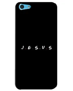 Чохол для iPhone 5c з картинкою «Крапки віри J.E.S.U.S.»