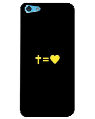 Чохол для iPhone 5c з картинкою «Серце та Хрест»