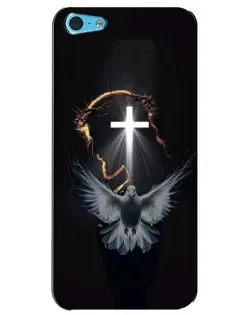 Чохол для iPhone 5c з картинкою «Голуб та Світло»