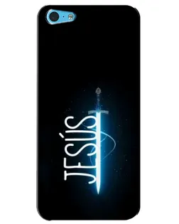 Чохол для iPhone 5c з картинкою «Меч Духа Jesus»