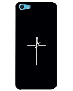 Чехол для iPhone 5c с картинкой «Тонкий крест»