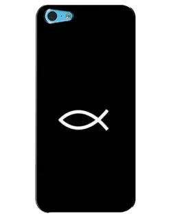 Чехол для iPhone 5c с картинкой «Символ рыбы Jesus»