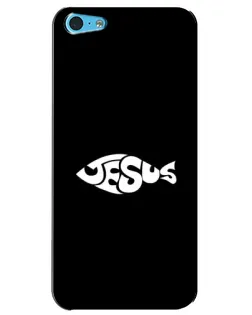 Чехол для iPhone 5c с картинкой «Рыба Jesus»