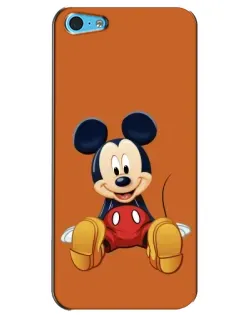 Чохол для iPhone 5c з картинкою «Міккі відпочиває»