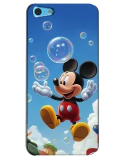 Чохол для iPhone 5c з картинкою «Mickey та мильні бульбашки» Чохол для iPhone 5c з картинкою «Mickey та мильні бульбашки»