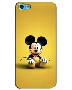 Чохол для iPhone 5c з картинкою «Міккі на жовтому»