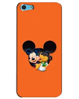 Чохол для iPhone 5c з картинкою «Серце Міккі Мінні»