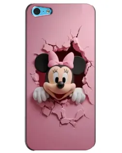 Чохол для iPhone 5c з картинкою «Мінні крізь стіну»