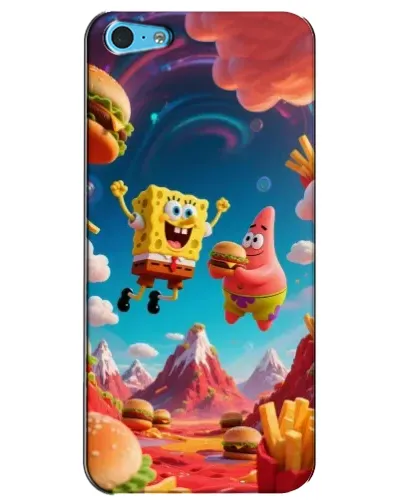 Чохол для iPhone 5c з картинкою «Космічний фастфуд»