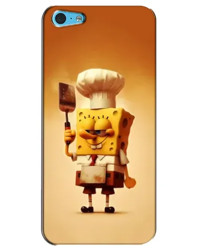 Чохол для iPhone 5c з картинкою «Губка Боб кухар»