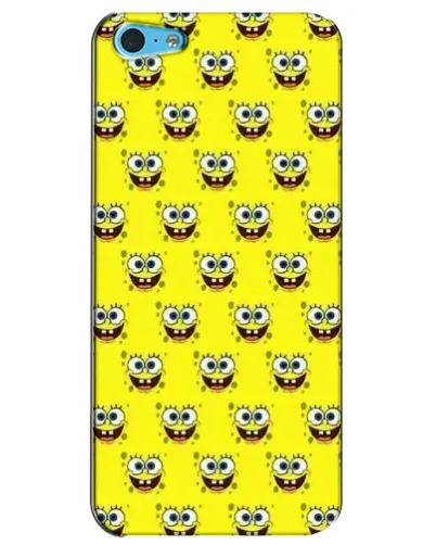 Чохол для iPhone 5c з картинкою «Паттерн Губка Боб»