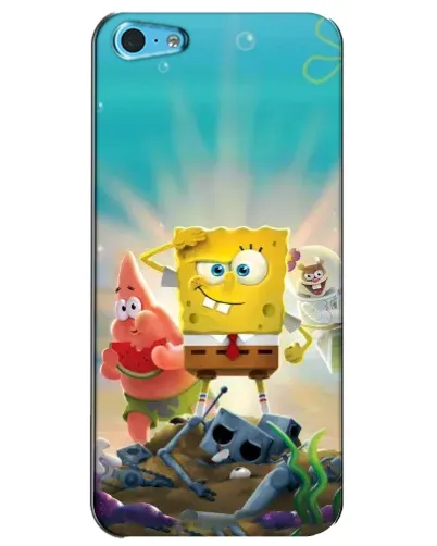 Чохол для iPhone 5c з картинкою «Спанч Боб переможець»