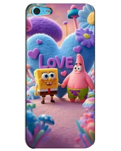 Чохол для iPhone 5c з картинкою «Губка Боб Патрік»