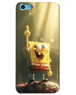 Чохол для iPhone 5c з картинкою «Сяючий Спанч Боб»