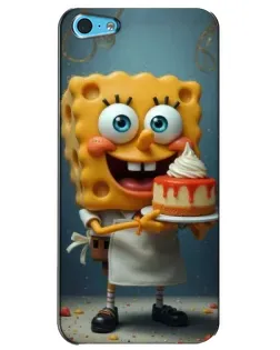 Чохол для iPhone 5c з картинкою «Кухар Спанч Боб»