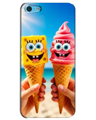 Чохол для iPhone 5c з картинкою «Спанч Боб морозиво»
