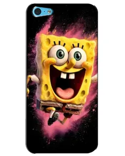 Чохол для iPhone 5c з картинкою «Вибуховий Спанч Боб»