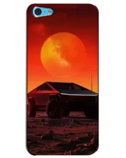 Чохол для iPhone 5c з картинкою «Cybertruck на Марсі»