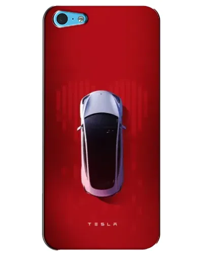 Чохол для iPhone 5c з картинкою «Tesla Top View»