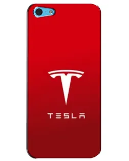 Чохол для iPhone 5c з картинкою «Tesla Red Classic»
