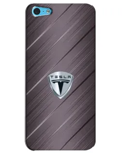 Чохол для iPhone 5c з картинкою «Металева текстура Tesla»