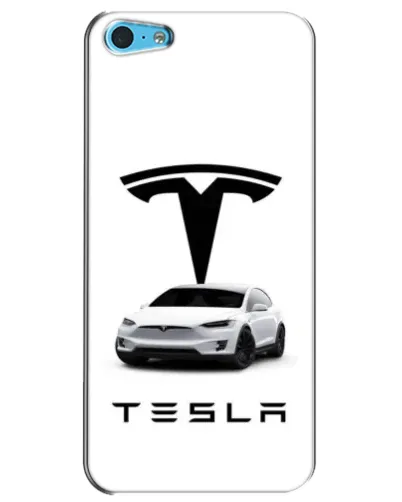 Чохол для iPhone 5c з картинкою «Tesla White Style»