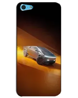 Чохол для iPhone 5c з картинкою «Cybertruck у пустелі»