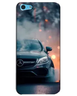 Чохол для iPhone 5c з картинкою «Mercedes — нічне місто»