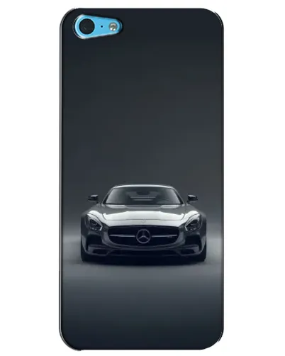 Чохол для iPhone 5c з картинкою «Mercedes на чорному»