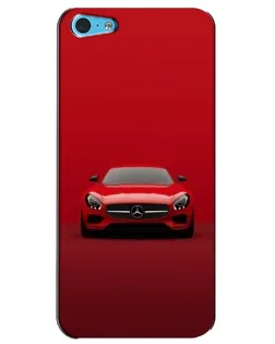 Чохол для iPhone 5c з картинкою «Червоний Mercedes AMG»