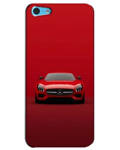 Чохол для iPhone 5c з картинкою «Червоний Mercedes AMG»