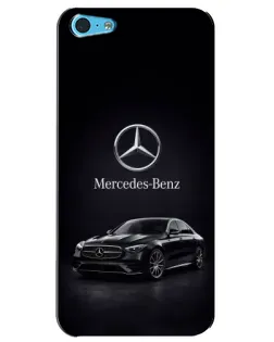Чохол для iPhone 5c з картинкою «Mercedes — решітка радіатора»