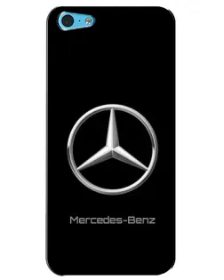 Чохол для iPhone 5c з картинкою «Mercedes Silver Logo»